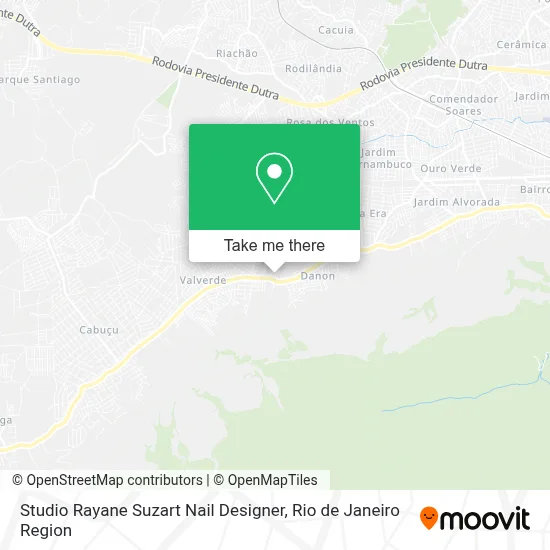 Studio Rayane Suzart Nail Designer map