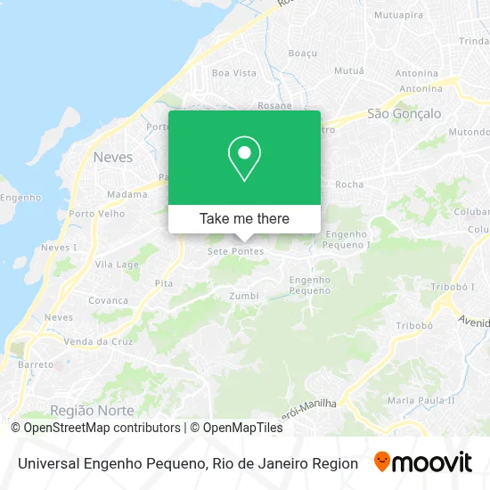 Universal Engenho Pequeno map