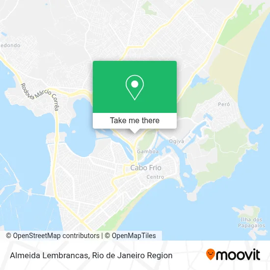 Almeida Lembrancas map