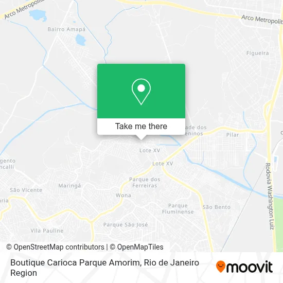 Boutique Carioca Parque Amorim map