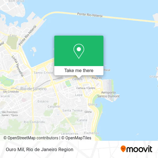 Ouro Mil map