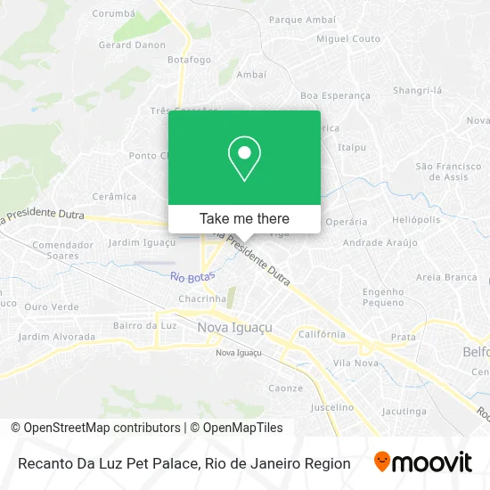 Recanto Da Luz Pet Palace map