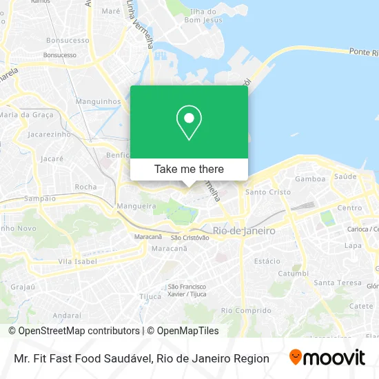Mr. Fit Fast Food Saudável map