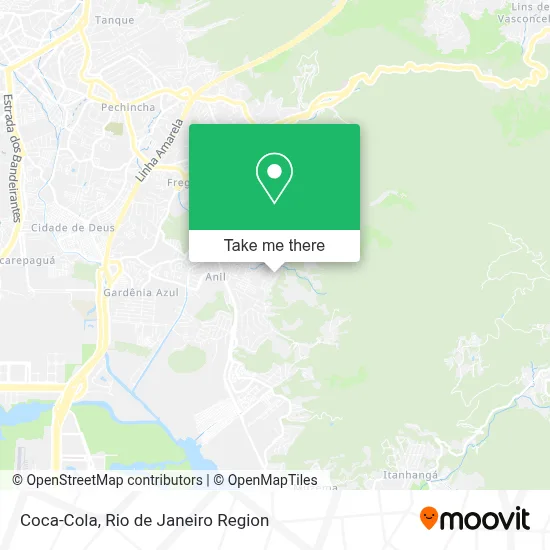 Coca-Cola map