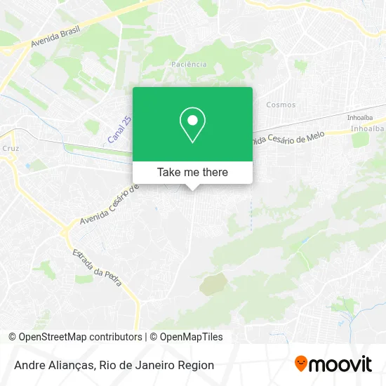 Andre Alianças map
