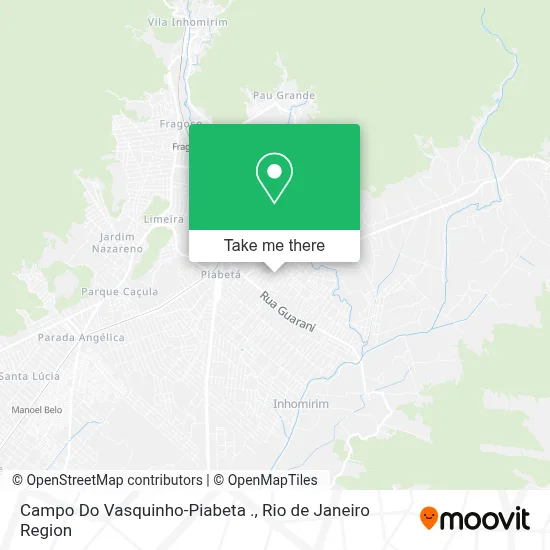 Campo Do Vasquinho-Piabeta . map