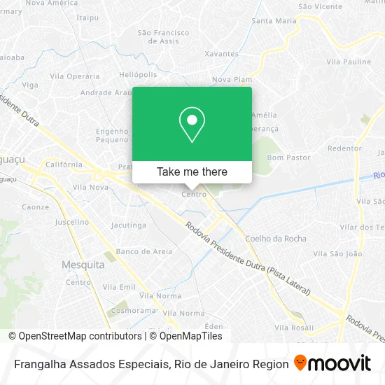 Frangalha Assados Especiais map