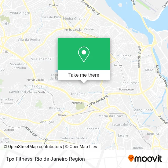 Tpx Fitness map