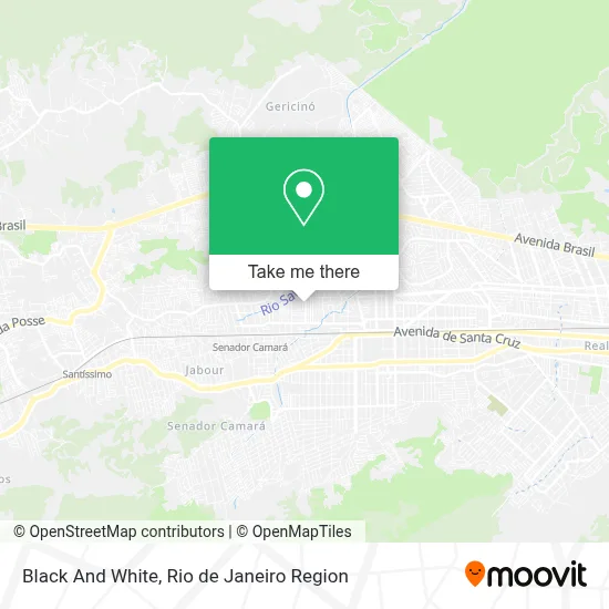 Black And White map