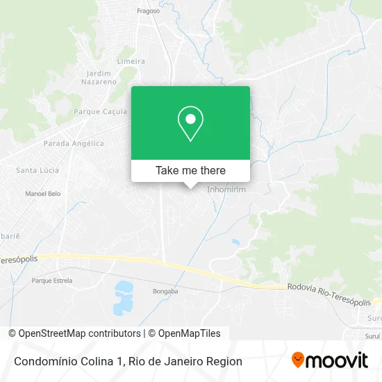 Condomínio Colina 1 map
