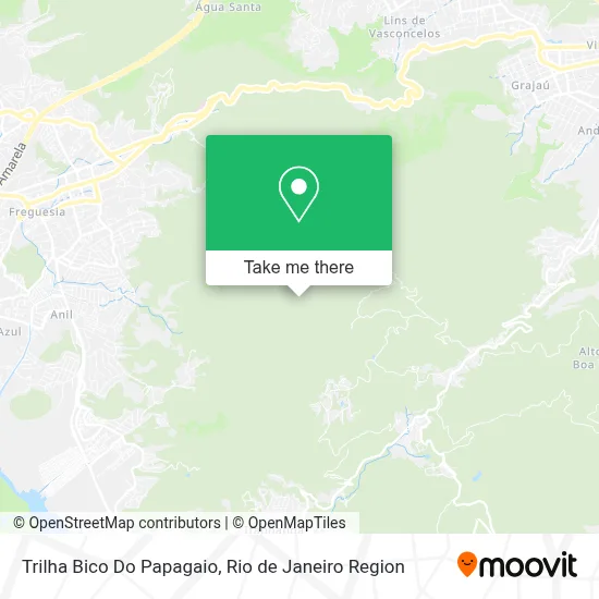 Trilha Bico Do Papagaio map