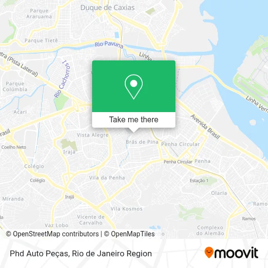 Phd Auto Peças map