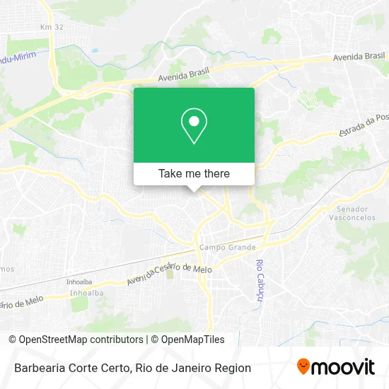 Barbearia Corte Certo map