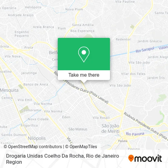 Drogaria Unidas Coelho Da Rocha map
