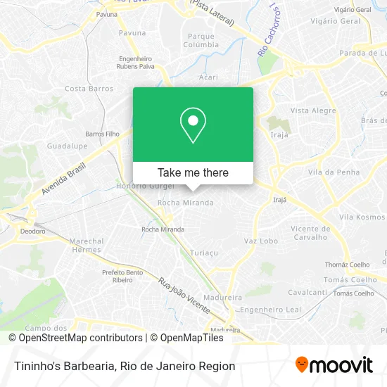 Tininho's Barbearia map