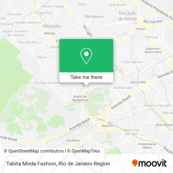 Tabita Moda Fashion map