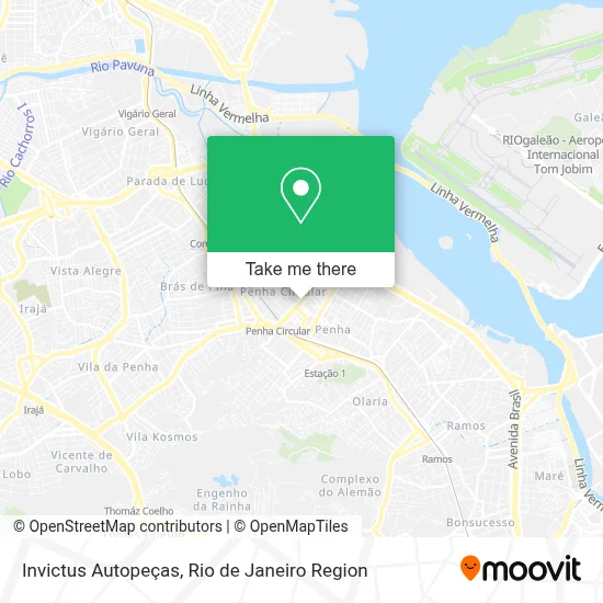 Invictus Autopeças map