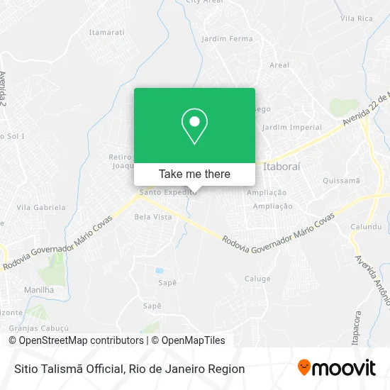 Sitio Talismã Official map