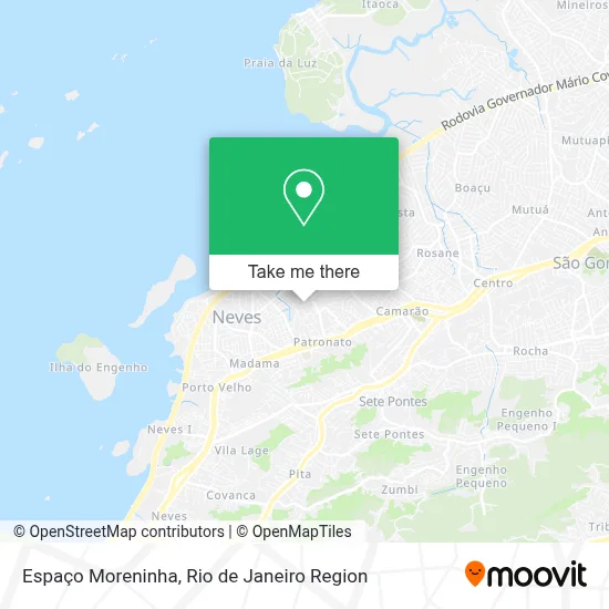 Espaço Moreninha map