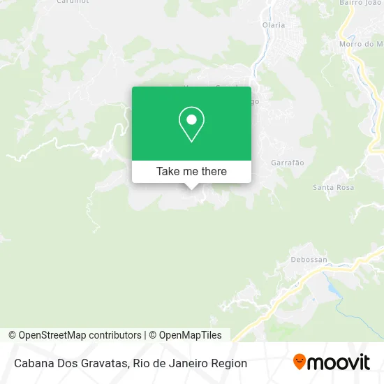 Cabana Dos Gravatas map