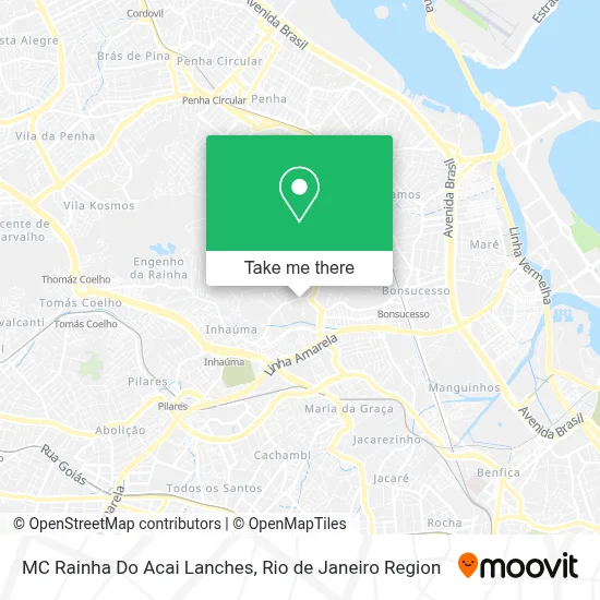 MC Rainha Do Acai Lanches map