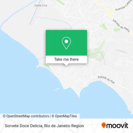 Sorvete Doce Delícia map