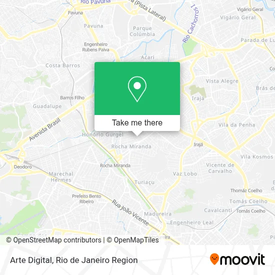 Arte Digital map