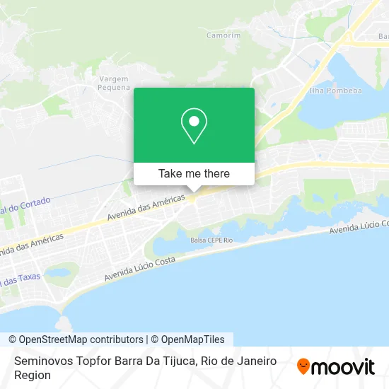 Seminovos Topfor Barra Da Tijuca map