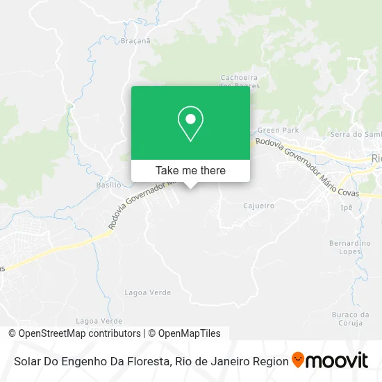 Solar Do Engenho Da Floresta map