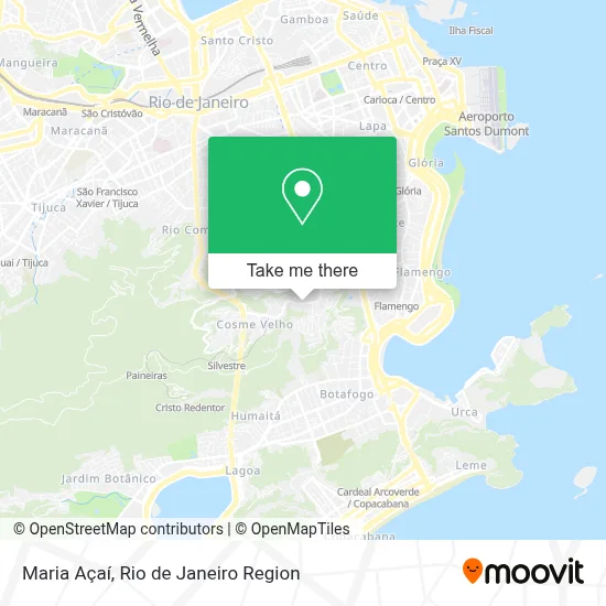 Maria Açaí map