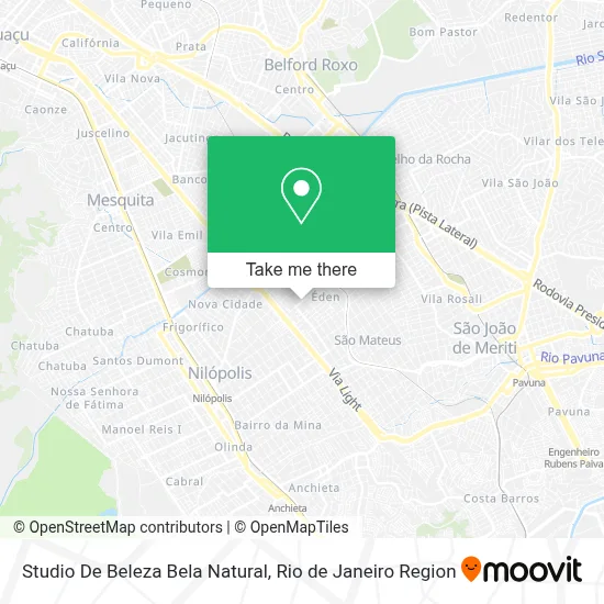 Studio De Beleza Bela Natural map