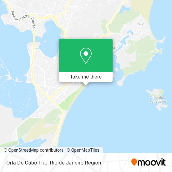 Orla De Cabo Frio map