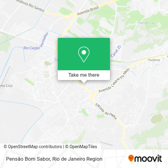 Pensão Bom Sabor map