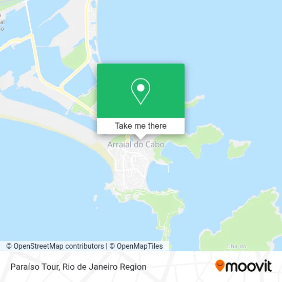 Paraíso Tour map