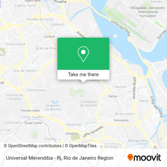 Universal Merendiba - Rj map