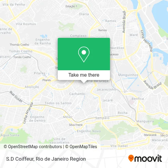 S.D Coiffeur map