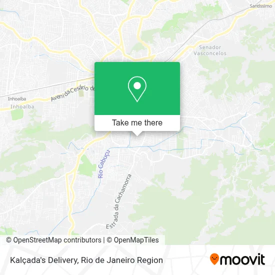 Kalçada's Delivery map