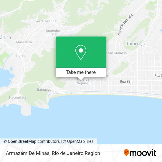 Armazém De Minas map