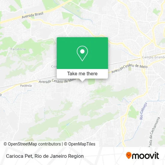 Carioca Pet map
