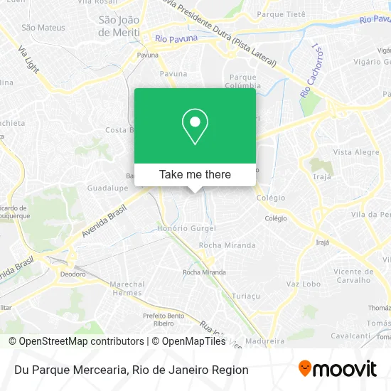 Du Parque Mercearia map