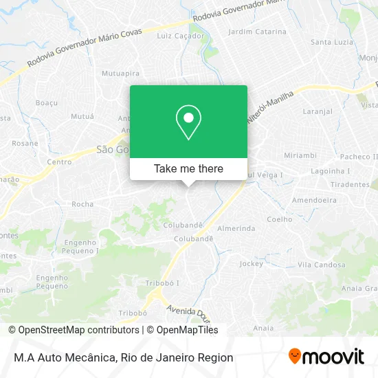 M.A Auto Mecânica map
