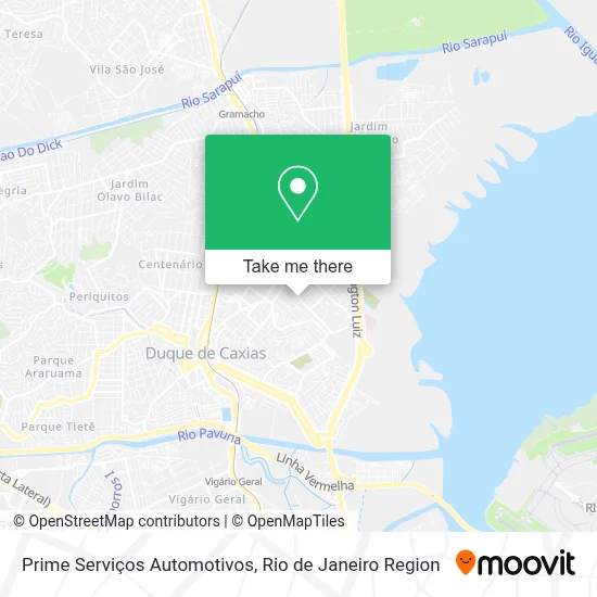 Prime Serviços Automotivos map