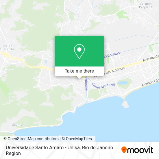 Universidade Santo Amaro - Unisa map