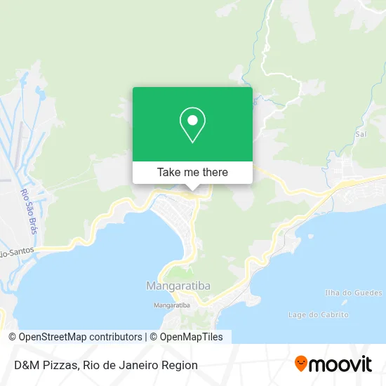 D&M Pizzas map