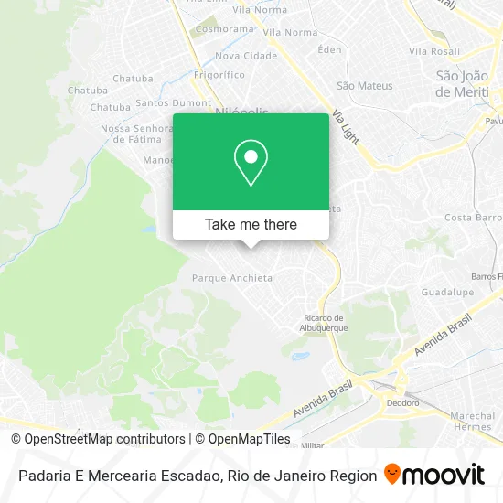 Padaria E Mercearia Escadao map