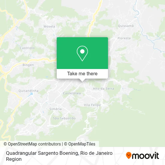 Quadrangular Sargento Boening map