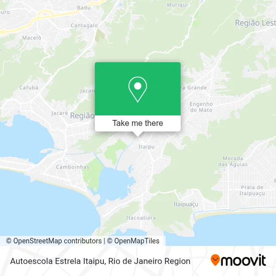 Autoescola Estrela Itaipu map