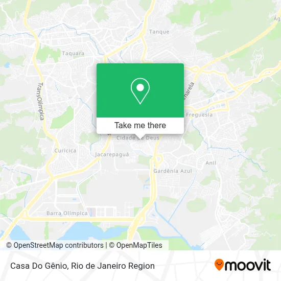 Casa Do Gênio map