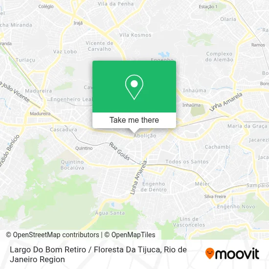 Largo Do Bom Retiro / Floresta Da Tijuca map