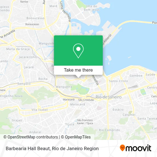Barbearia Hall Beaut map
